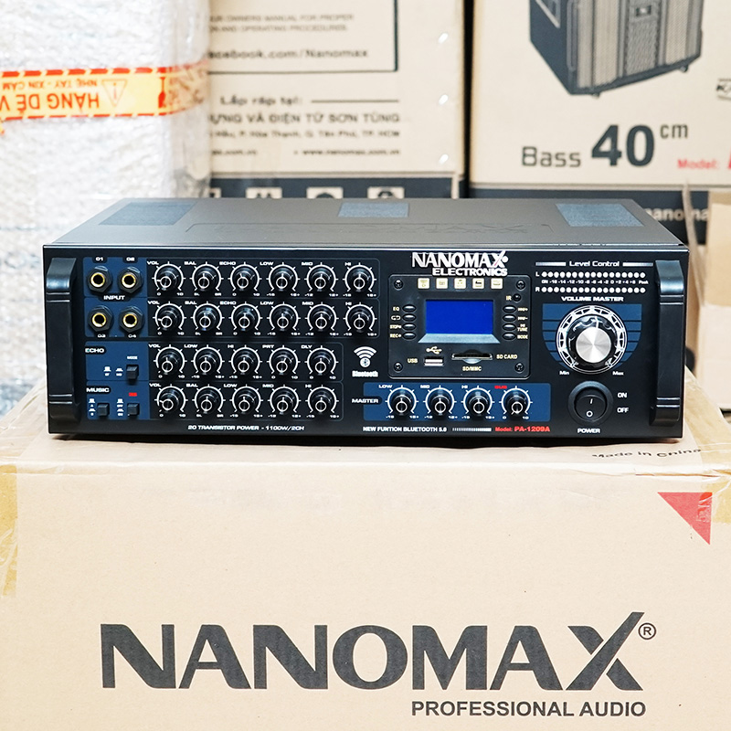Amply karaoke nanomax pa-1209a 4