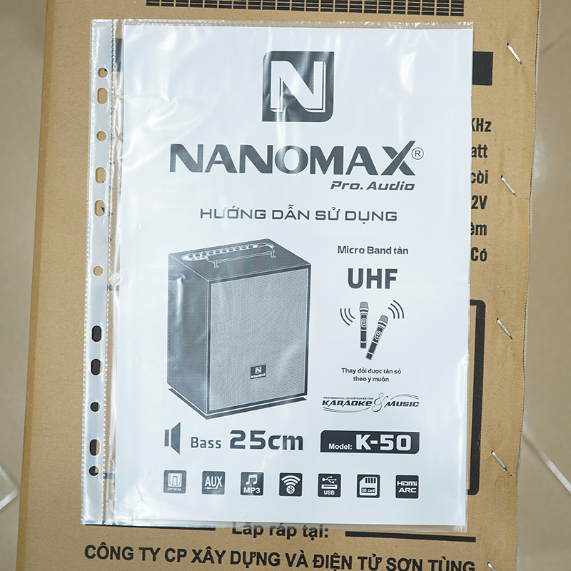 Loa karaoke xách tay Nanomax K-50 17