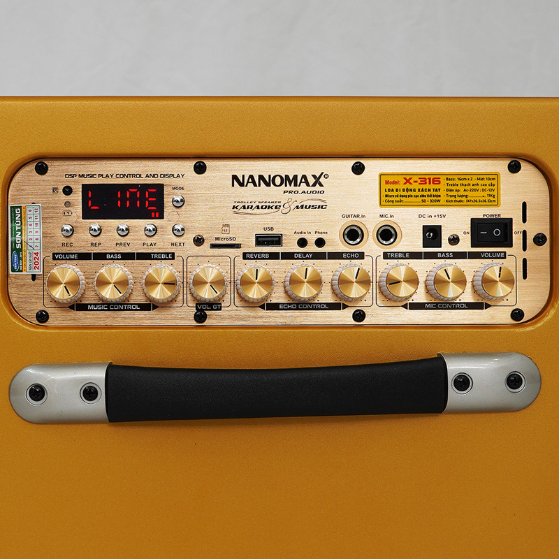 Loa karaoke xách tay Nanomax 12