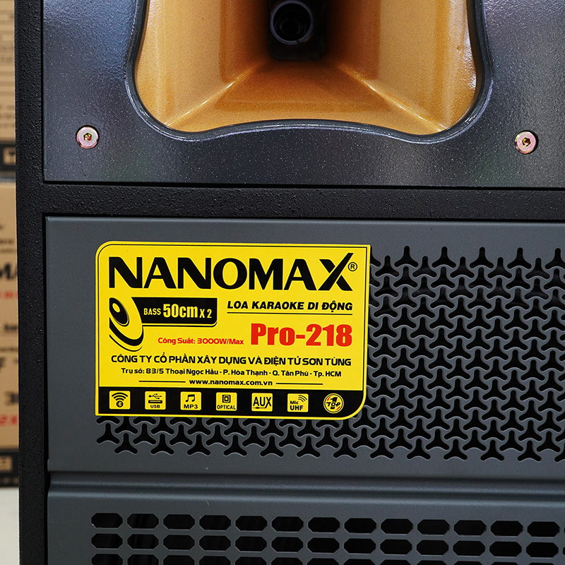Loa kéo bass đôi bình nanomax pro-218 12