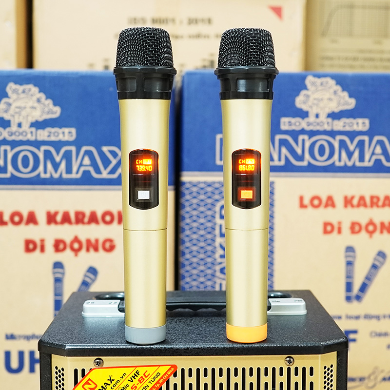Loa kéo karaoke bluetooth mini nanomax s-8c 11