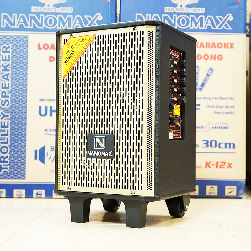 Loa kéo karaoke bluetooth mini nanomax s-8c 3