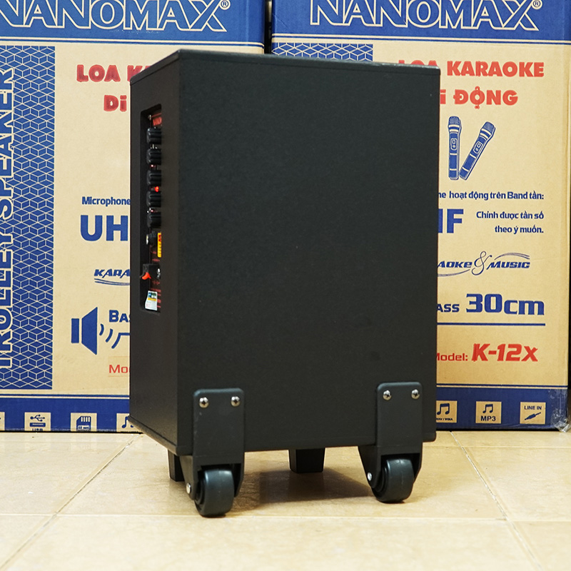 Loa kéo karaoke bluetooth mini nanomax s-8c 6