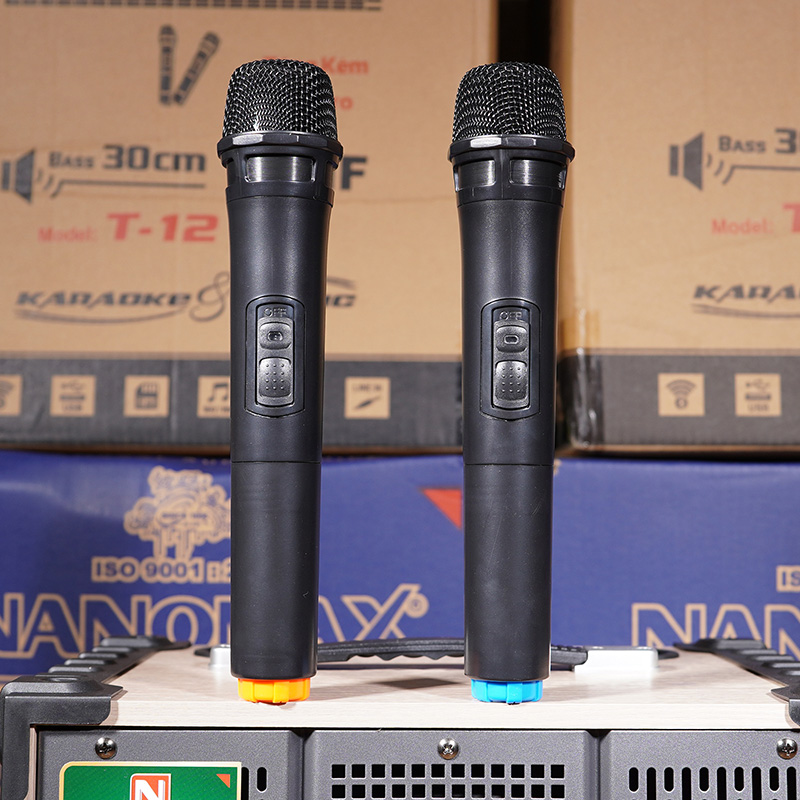 Loa karaoke mini nanomax t-12 lưới xám 12