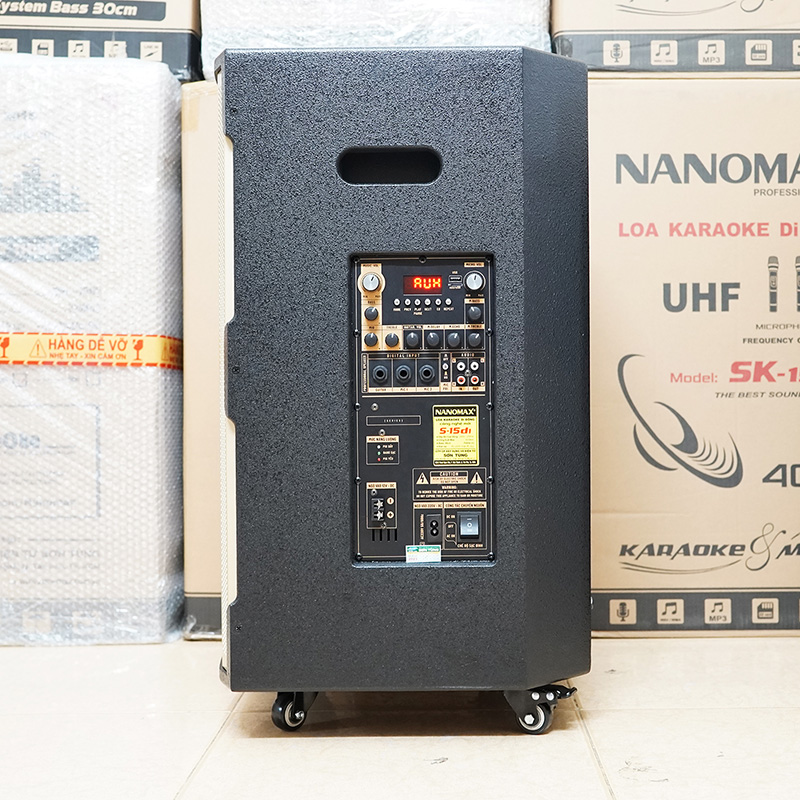 Loa kéo nanomax s-15d1 karaoke bluetooth 4