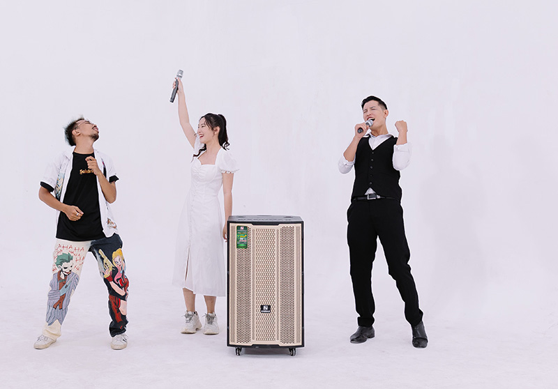 Loa kéo karaoke Nanomax S-5000 15