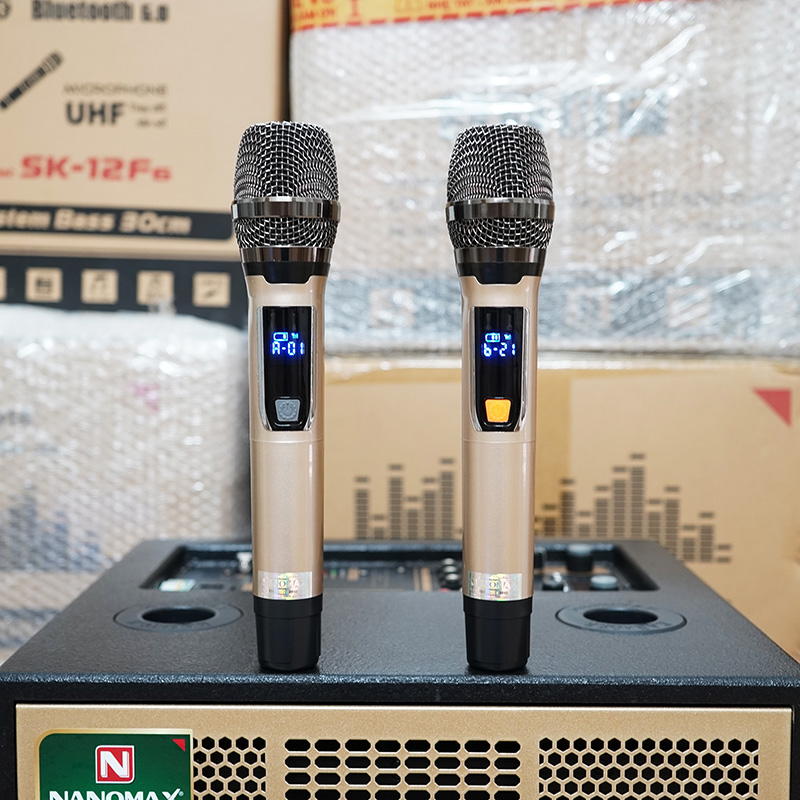 Loa kéo Nanomax sk-12x1 karaoke bluetooth 11