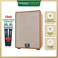 Loa Kéo Karaoke Xách Tay Nanomax K-50 Bass 25cm 360w
